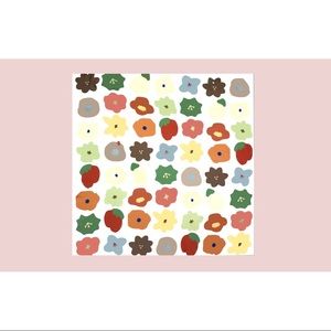 🆕Cartoon flowers square scarf/bandana/wrap